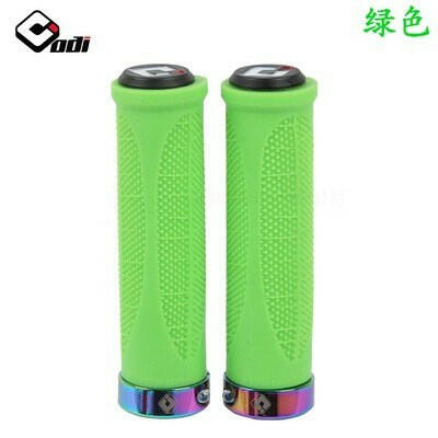 ODI Grips Soft Silicone Bicycle Handlebar Grips 22.2mm Anti-slip Mountain Bike Handle with Lock Ring for MTB BMX Folding Bike-WAYBIKER