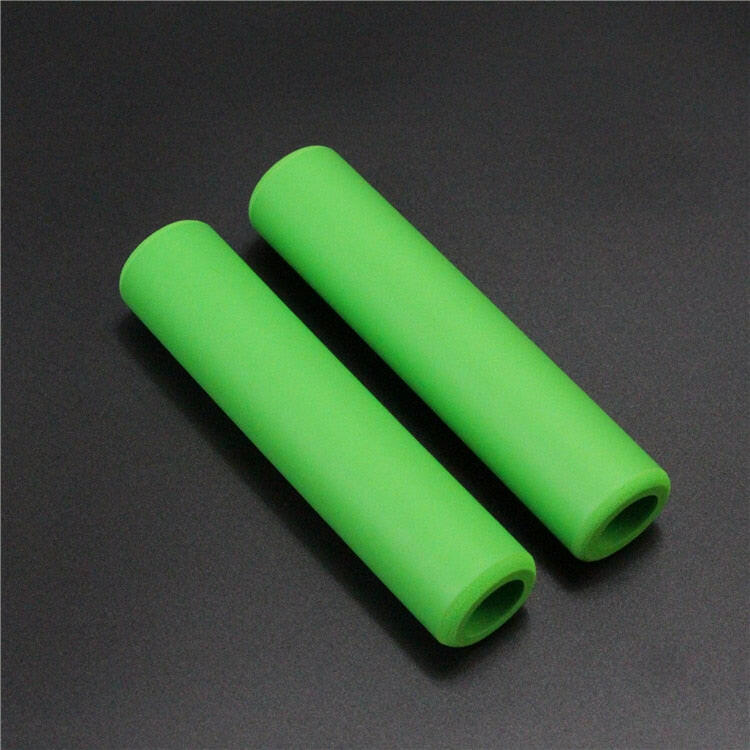 1 Pair Set Handlebar Silica Super Soft Gel Foam Silicone Sponge Antiskid Mountain Bike Grips Personalized handlebar plugs-WAYBIKER