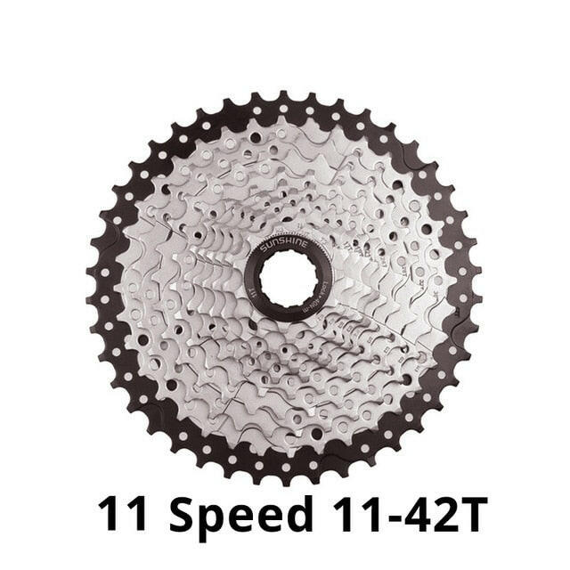 SUNSHINE 10 Speed Cassette 10S 11S 12S MTB Bike Road Bicycle Freewheel 10V 11V 12V 36/42/46/50T 52T for Deore M6000 M6100 SRAM-WAYBIKER