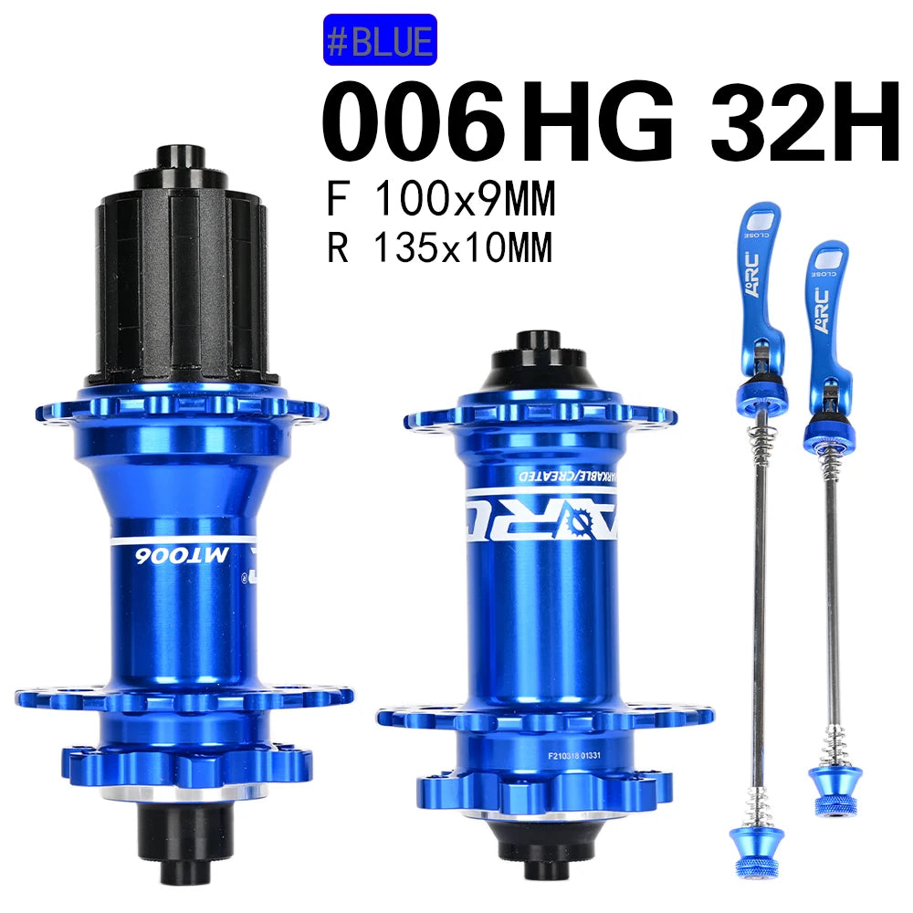 ARC MT006 Bicycle Hubs MTB Hub 32 28 36Holes Bike NBK Bearing Hub Aluminum Alloy Cube Mountain Bike Hub Bicycle Wheel Hub 8-12V