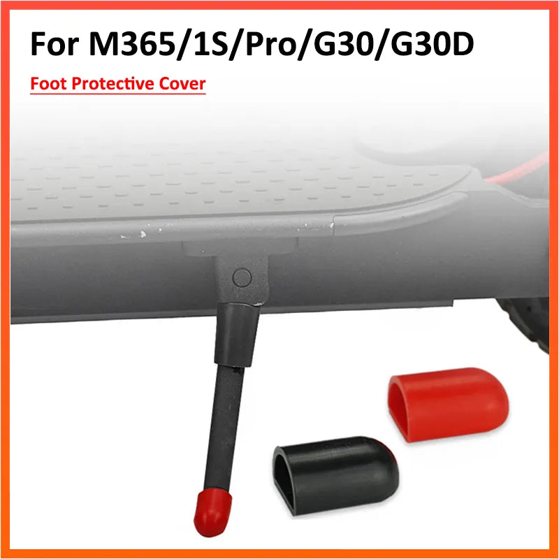 Scooter Silicone Kickstand Foot Support Protect Cover for XIAOMI M365 Pro Max G30 Es2 Es4 Sccoter Rubber Parts-WAYBIKER