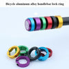 2pcs Bicycle Grips Ring 8/12mm Aluminum Alloy End Lock Rings MTB Mountain Road Bike Handlebar Bicycle Parts cycling Accessories-WAYBIKER