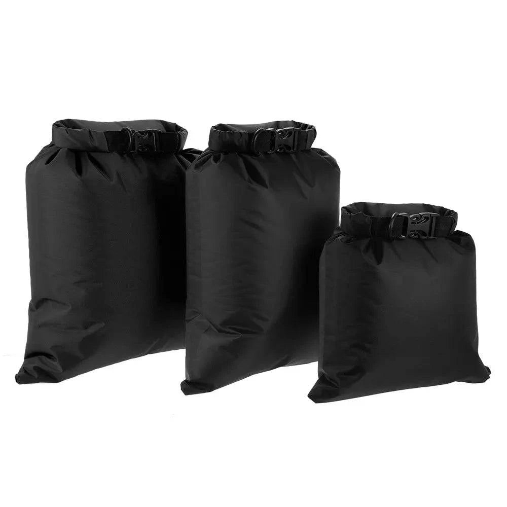 Lixada 3PCS Waterproof Dry Bag 3L+5L+8L Foldable Outdoor Bag Dry Sacks Pack For Camping Drifting Swimming Rafting Kayaking River-WAYBIKER