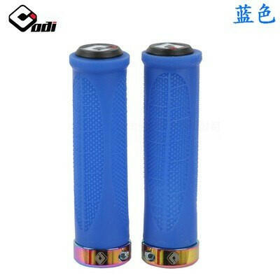 ODI Grips Soft Silicone Bicycle Handlebar Grips 22.2mm Anti-slip Mountain Bike Handle with Lock Ring for MTB BMX Folding Bike-WAYBIKER