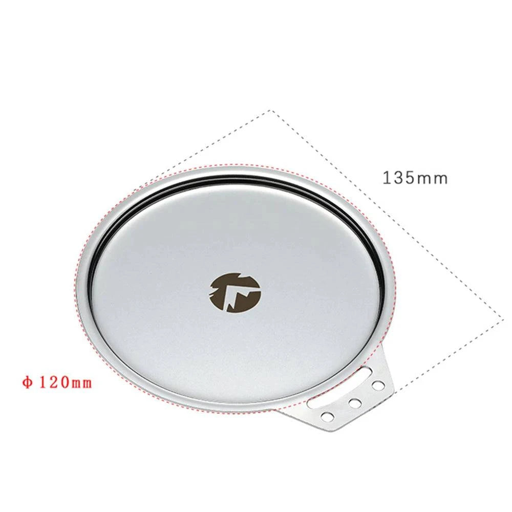 Stainless Steel Camping Sierra Cup Lightweight Compact Camping Pot Hiking Coffee Mug Bowl Cup for Outdoor Hiking Picnic 2021 New-WAYBIKER
