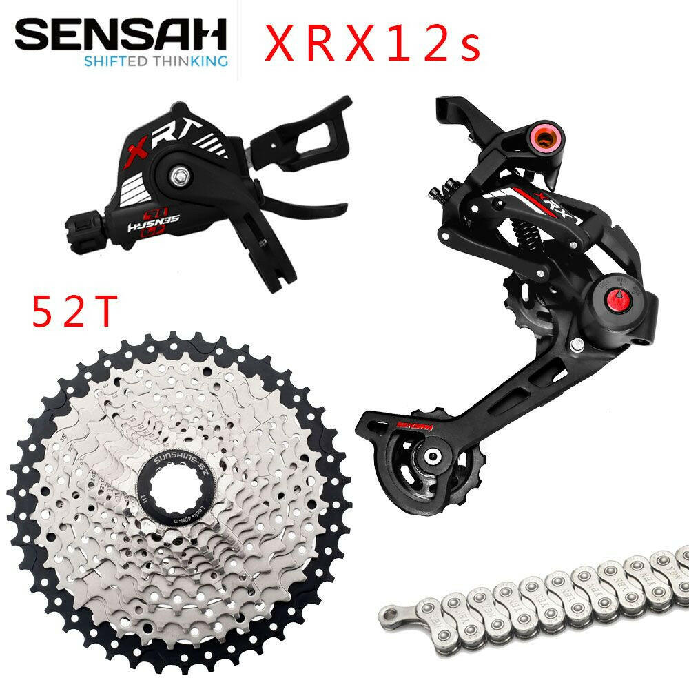 SENSAH XRX 1x12 Speed M9100 Mountain Bicycle Bike Derailleurs 50/52T   Flywheel YBN 12 Chain CASSETTE-WAYBIKER