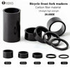 5PCS MTB Road Bike Bicycle Carbon Fiber Headset Fork Spacers Road Bike Handlebar stem Washer Ring Front Fork Bicycle Accessories-WAYBIKER