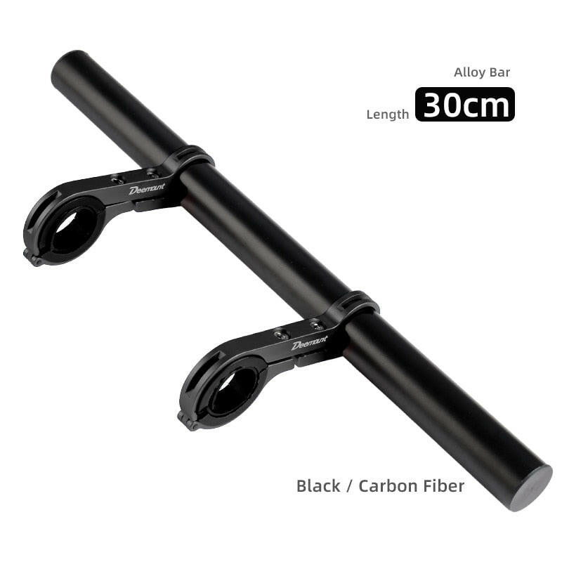 10/20/25/30cm Bicycle Handlebar Extended Bracket Bike Headlight Mount Bar Computer Holder Lamp Support Rack Alloy Fiber Stand-WAYBIKER