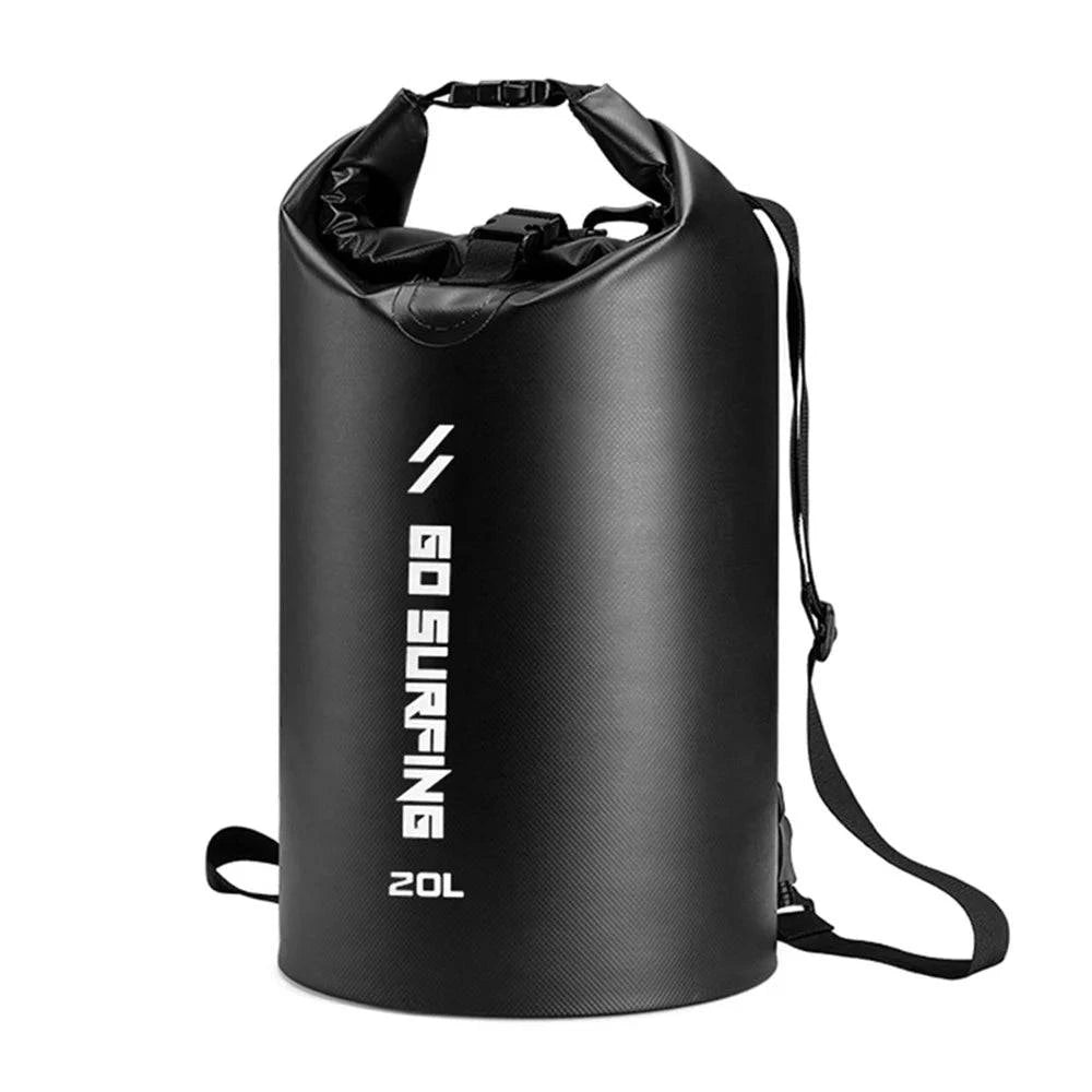 5L/10L/20L PVC Waterproof Dry Bag Roll Top Dry Sack Floating Diving Foldable Bags for Camping Hiking Kayaking Rafting Boating-WAYBIKER