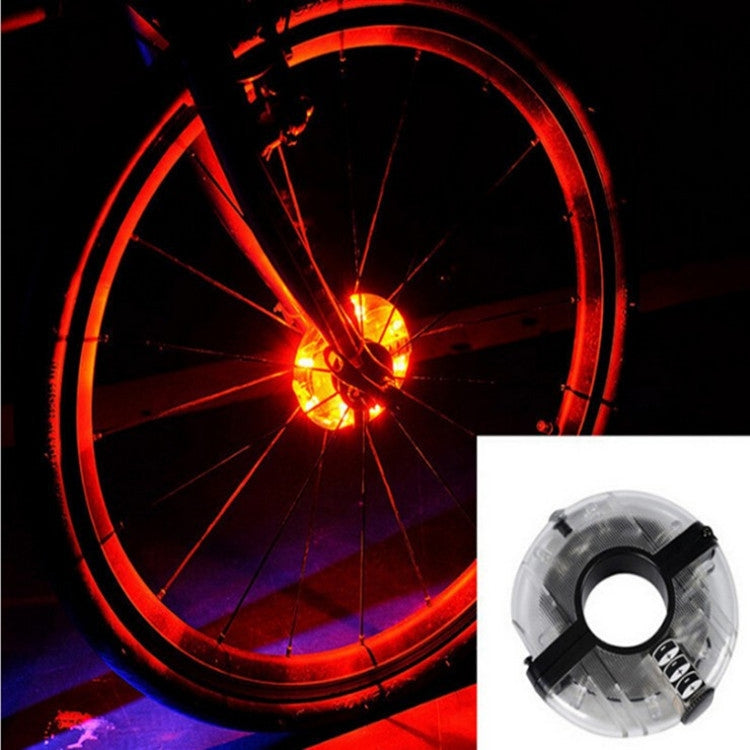 A108 Bicycle Decor Waterproof Flower Drum Lamp Dazzle Warning Lamp, Size: 9.5*1.7cm, A108 Warning Lamp