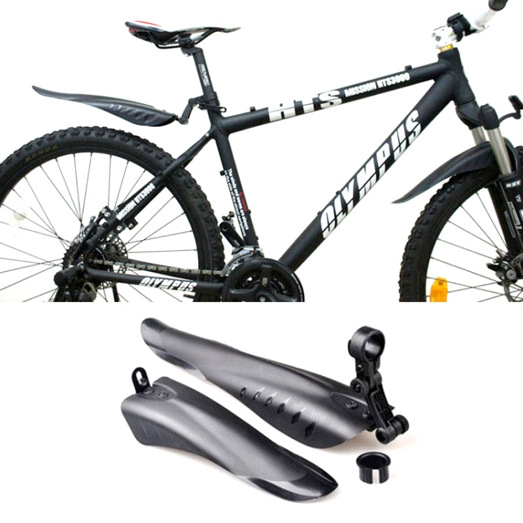 Mountain Road Fits Cycling Creative Mud Guard Dovetail Style Fenders Set for Bike Front And Rear Black , Dovetail Style Fenders