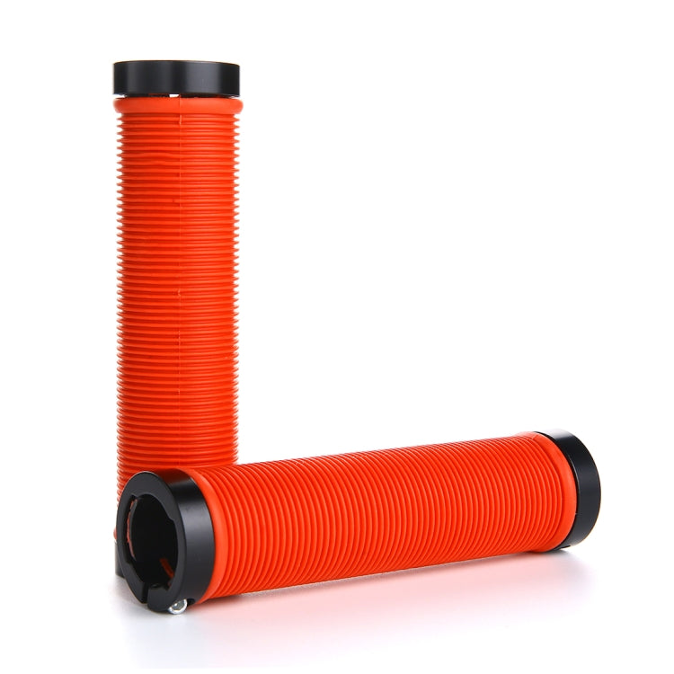 1 Pair AG15 Bicycle MTB Bike Lock-on Rubber Handlebar Grips, AG15 - WAYBIKER