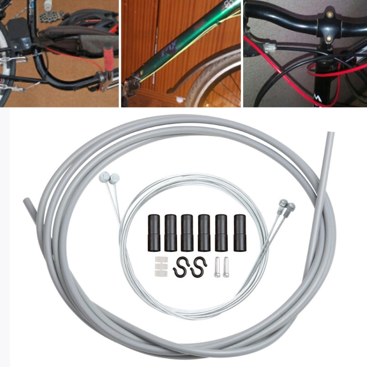 Universal Bicycle Brake Cable Tube Set, Black, Orange, Green, Grey, Blue, Red, White, Yellow