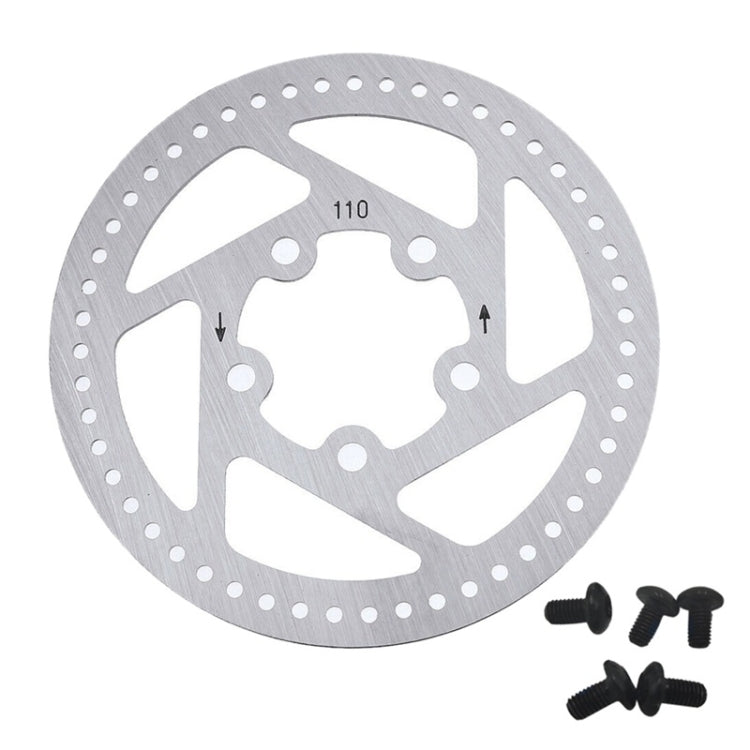 110mm Electric Scooter Brake Disc Rotor Pad Replacement Parts for Xiaomi Mijia M365, Brake Disc Rotor Pad