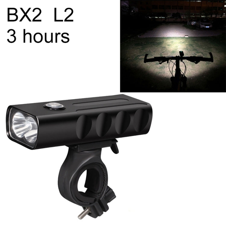 BX2 USB Charging Bicycle Light Front Handlebar Led Light 3 Hours, L2 Lamp Beads , 3 Hours, L2 Lamp Beads