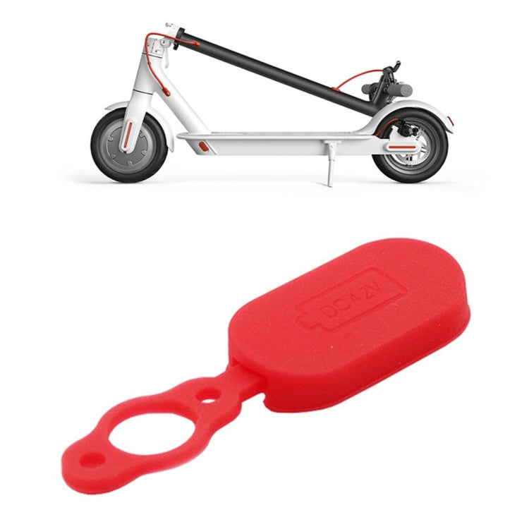 4 PCS Silicone Charging Port Waterproof Cover Dust-proof Plug Electric Scooter Accessories for Xiaomi Mijia M365