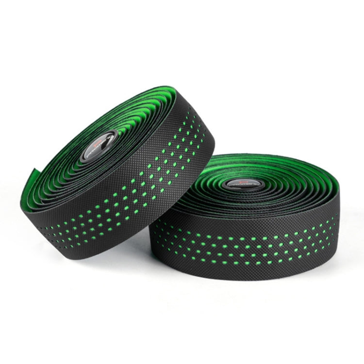 PROMEND GR-082 1 Pair Two-color Antiskid Bicycle Grips Tape, 215x3cm Black White, 215x3cm Black, 215x3cm Black+Green, 215x3cm Black Blue, 215x3cm Black Red