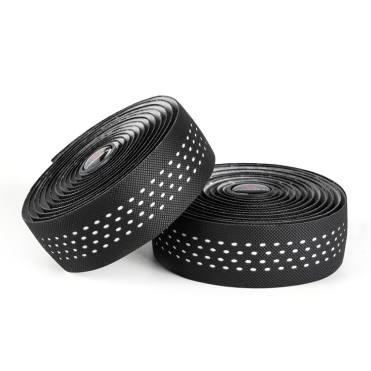 PROMEND GR-082 1 Pair Two-color Antiskid Bicycle Grips Tape, 215x3cm Black White, 215x3cm Black, 215x3cm Black+Green, 215x3cm Black Blue, 215x3cm Black Red