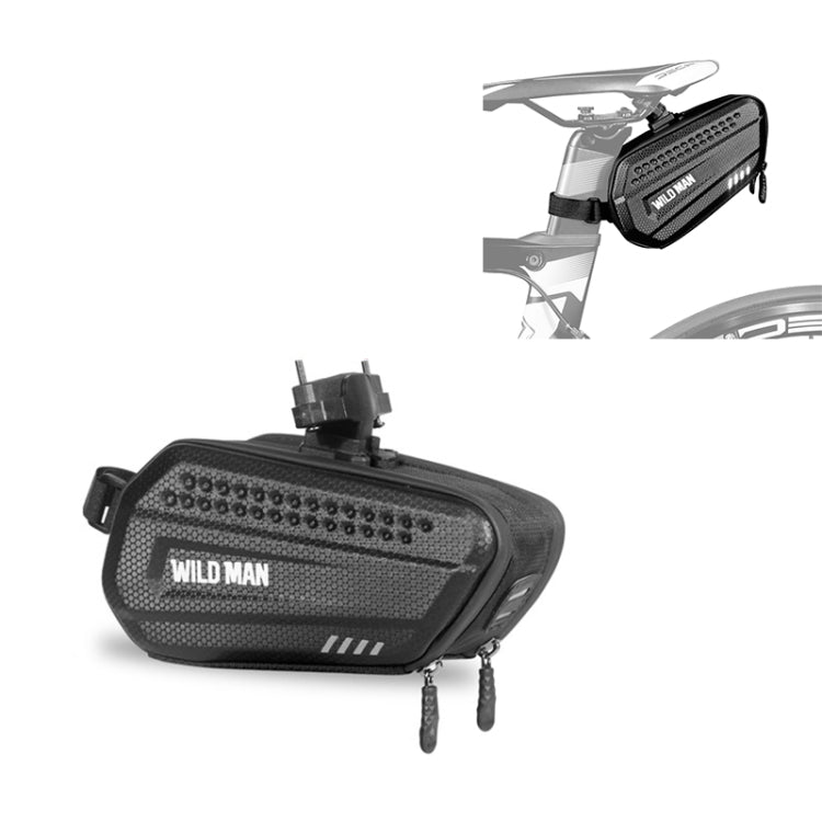 WILD MAN ES7 1.2L Rainproof Bicycle Bag Frame Front Top Tube Cycling Bag, ES7 Black