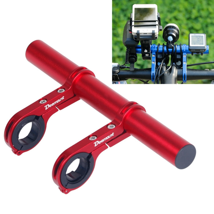 HLD-208 Mountainous Bicycle Aluminium Alloy Handlebar Extension Frame Flashlight Bracket, Alloy Black, Alloy Blue, Alloy Red