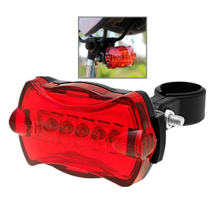 5 LED 7 Mode Bike Bicycle Rear Tail Safety Flash Light Lamp, 5 LED Tail Light