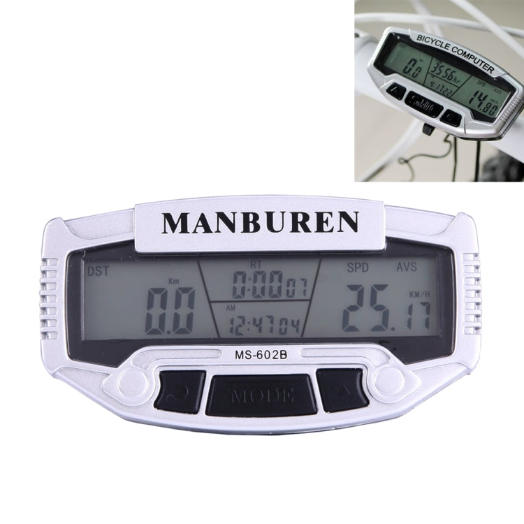 Multifunction LCD Display Cycle Computer Odometer Speedometer MS-602B , MS-602B