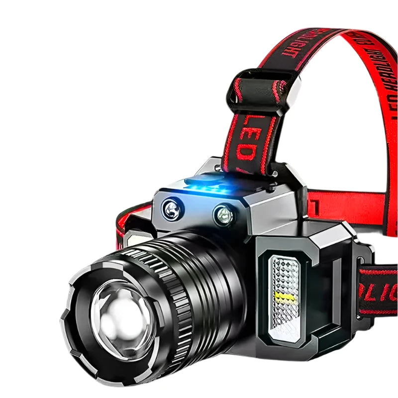 LED Sensor Headlamp Camping Search Light Head Flashlight Rechargeable Powerful Head Lamp Front Lanterns Headlights 5 Styles-WAYBIKER