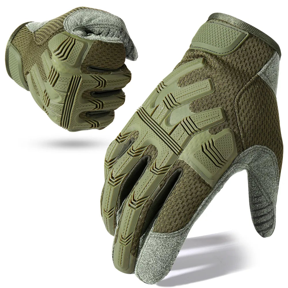 Touch Screen Tactical Cycling Gloves Outdoor Army Military Combat Airsoft Paintball Hunting Shooting Bicycle Anti-Slip Men Women-WAYBIKER