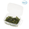 50Pcs/Lot Carp Fishing Hook Sleeve Hair Rig Line Aligner Sleeves Soft Anti Tangle Fishing Tackle Aligner Carp-WAYBIKER