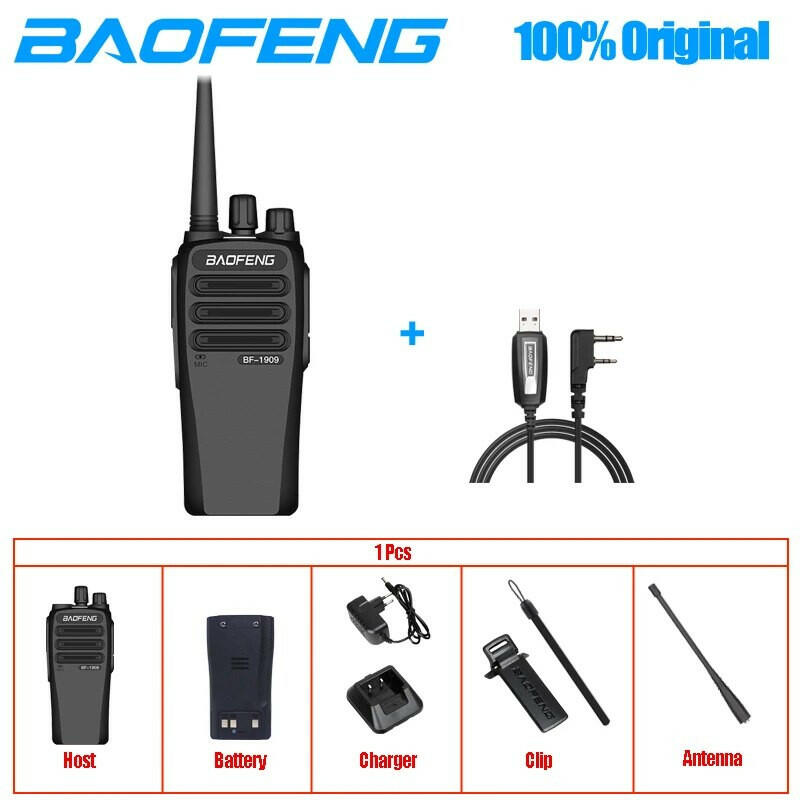 BaoFeng BF-1909 Two Way Radio Transceiver Long Range Upgrade Of BF-888S Radio Hunt City 10W High Power Dual Band Walkie Talkie-WAYBIKER