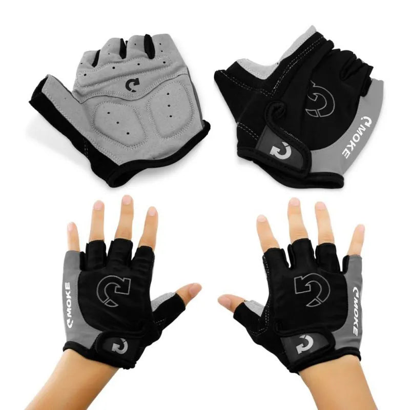 Half Finger Cycling Gloves Anti-Slip Anti-sweat Gym Fitness Fishing Gloves Summer UV Protection Anti Shock MTB Road Bike Gloves-WAYBIKER