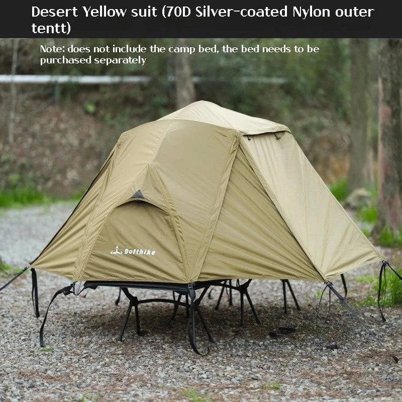 Difeike customer exposed camping beds, tents, single person hiking tents, lightweight overnight shelter for rain protection-WAYBIKER