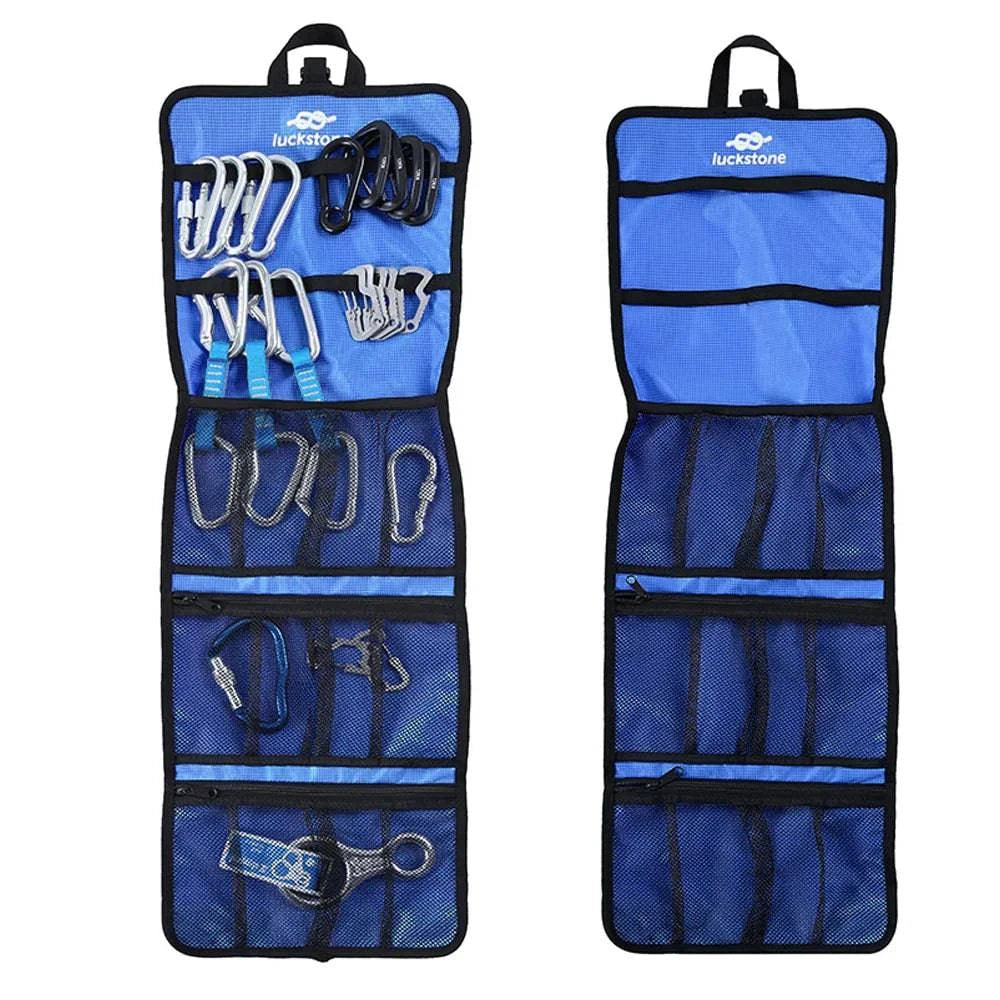Climbing Quickdraw Hanging Storage Bag Climbing Gear Organizer Bag Small Tools Organizer Pouch-WAYBIKER