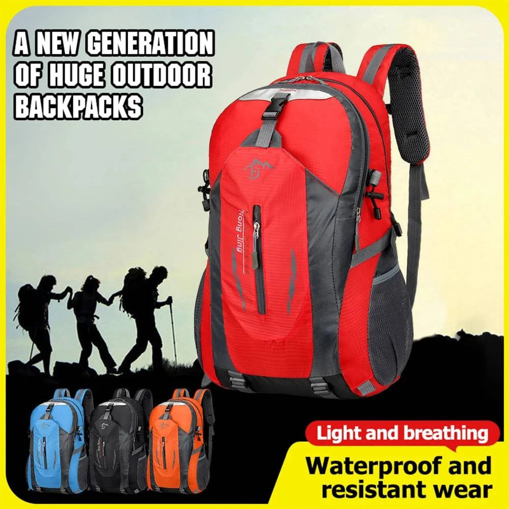 Hiking Backpack Waterproof Climbing Rucksack Lightweight Outdoor Trekking Daypack Travel Laptop Backpack for Men Women-WAYBIKER