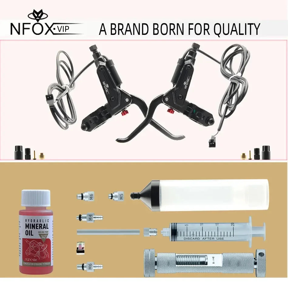 NFOX 2A New GT267 Oil Disc Power Off Brake Handle 3-pin Suitable for Electric Skateboarding Bicycle 2-pin Handle Rod Accessories