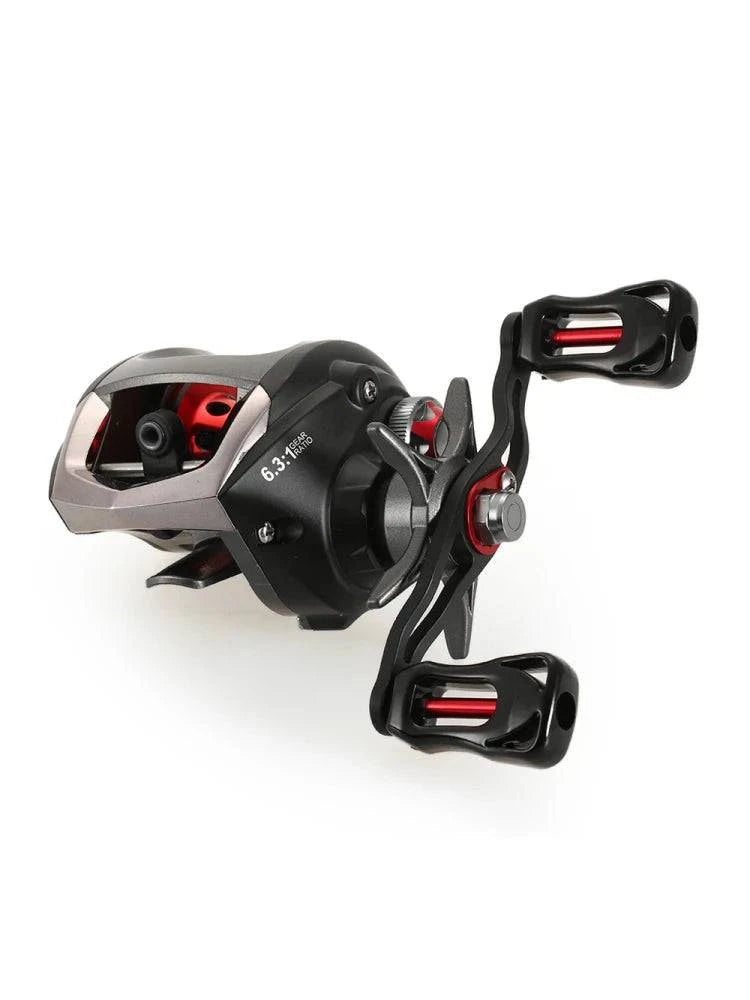 12+1 Ball Bearings Baitcasting Reel Fishing Fly High Speed Fishing Reel with Magnetic Brake System-WAYBIKER