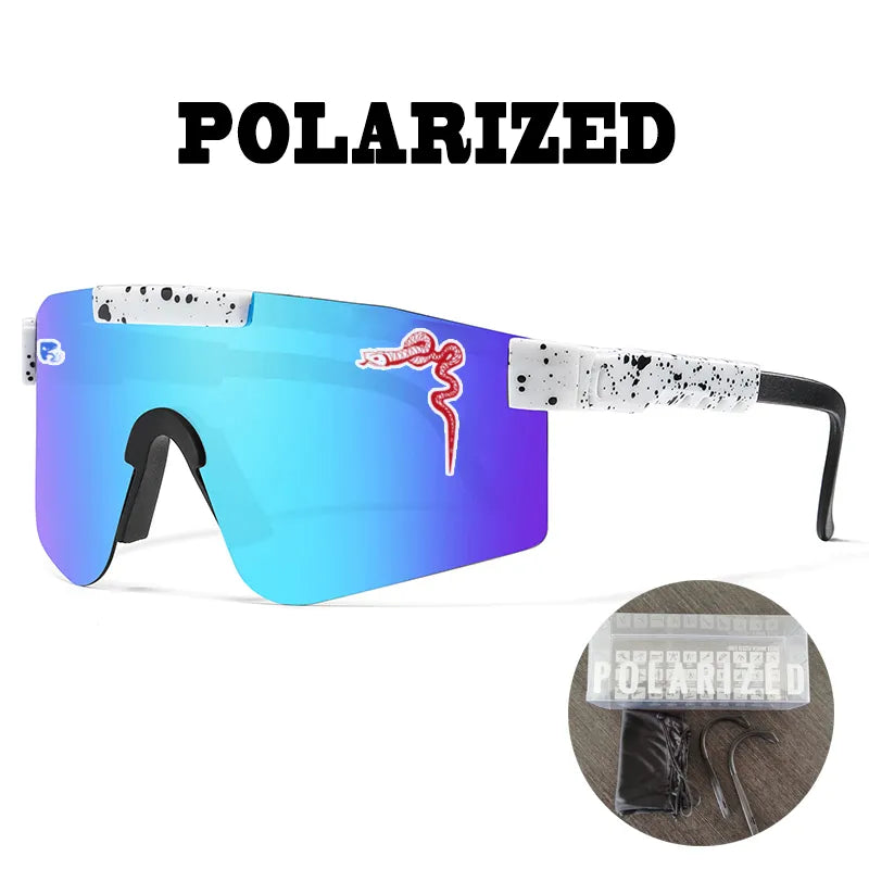 Cycling Glasses UV400 Polarized Outdoor Sports Eyewear Fashion Bike Bicycle Sunglasses Mtb Goggles with Case-WAYBIKER