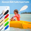4pcs Detachable Kayak Paddles Adjustable Aluminum Alloy Shaft Paddle Double Head Paddle equipped with water Stop Ring-WAYBIKER