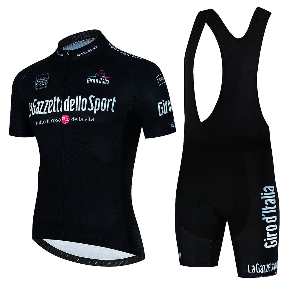 Tour De Giro D'ITALIA Cycling jersey Sets Mens Cycling Clothing Summer Short Sleeve Quick-dry MTB bike suit Ropa Ciclismo Estivo-WAYBIKER