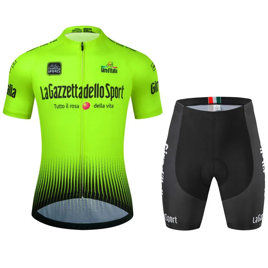 Tour Of Italy Bicycle Clothes Cycling Jersey Set Summer Road Bike Short Sleeve Cycling Clothing Men Mtb Jersey Set Sport Wear-WAYBIKER