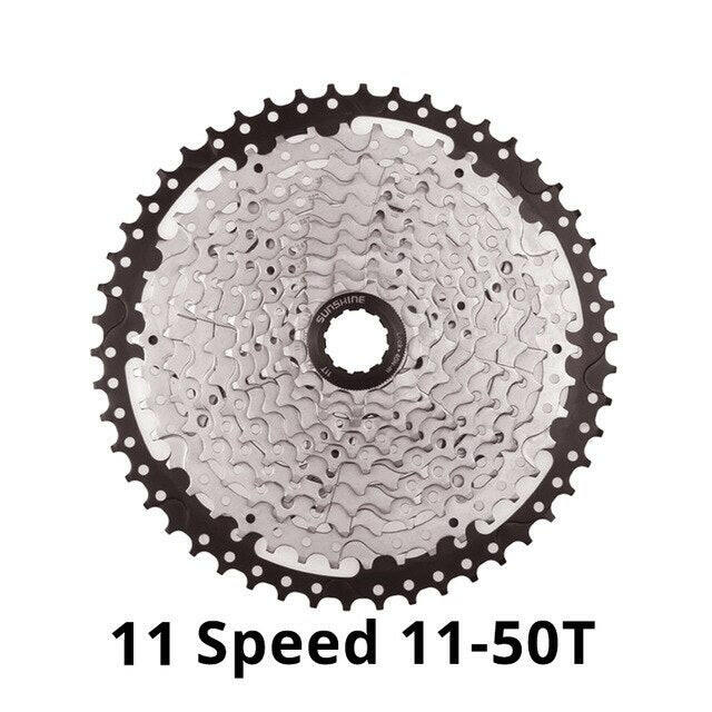 SUNSHINE 10 Speed Cassette 10S 11S 12S MTB Bike Road Bicycle Freewheel 10V 11V 12V 36/42/46/50T 52T for Deore M6000 M6100 SRAM-WAYBIKER