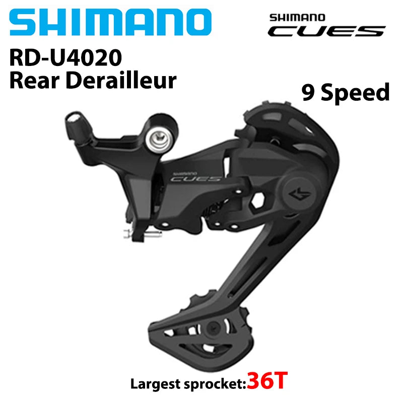 SHIMANO CUES U4000 9Speed SL-U4000-9R RAPIDFIRE PLUS Shifter Clamp Band RD-U4000 U3020 U4020 SHADOW RD Rear Derailleur 9S 9V