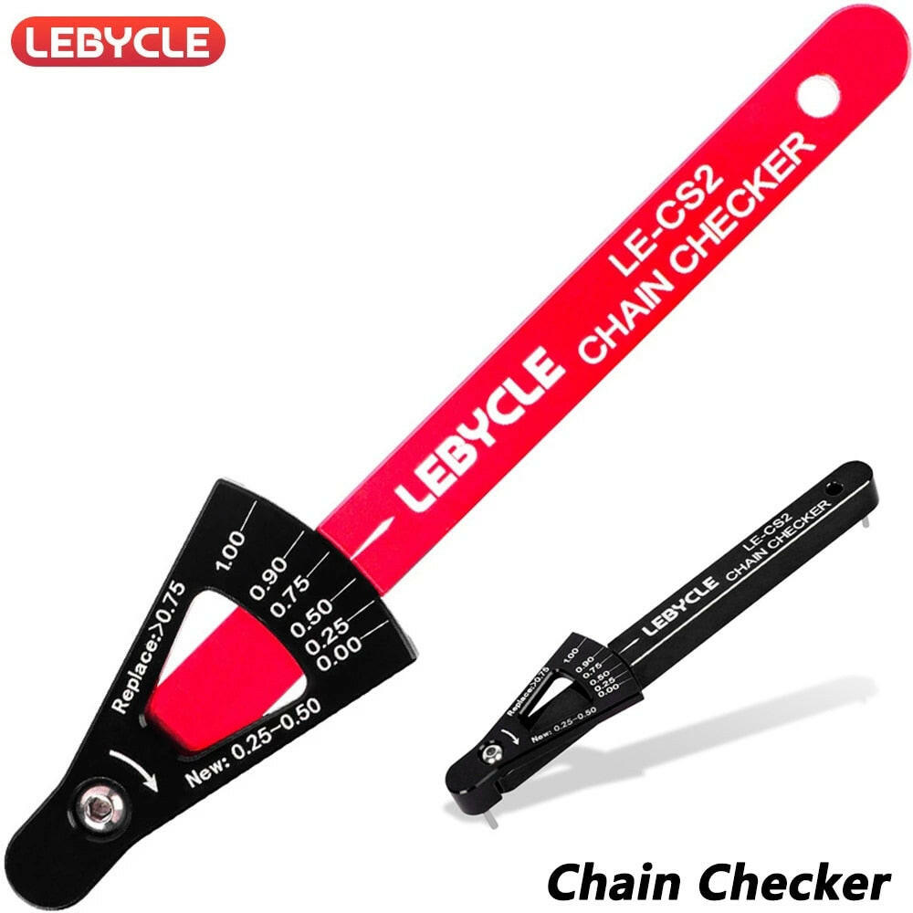 Bike Chain Checker MTB Bicycle Chain Wear Indicator Tool Multi-Functional Chains Gauge Measurement For Mountain Road Bike