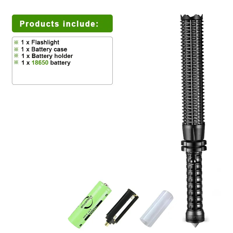 Newest Powerful XHP99LED Flashlight Super Bright Rechargeable Self Defense Powerful Torch Zoomable Battery 18650 Waterproof Lamp-WAYBIKER