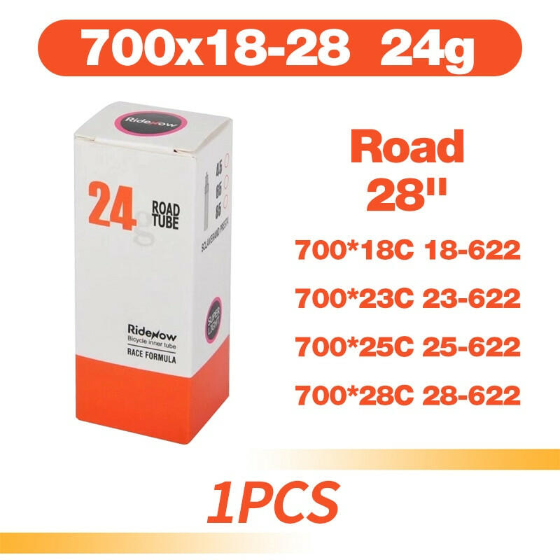 RideNow Ultralight Bicycle Inner Tube 700c x 18-32c Road Bike Inner Tube 45mm/65mm/85mm French Valve For Road Bike Inner Tube-WAYBIKER