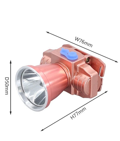 Outdoor Waterproof LED Diving Head Light Head Lamp 100-250V Diving Headlight Head Flashlight Lantern for Swimming Camping-WAYBIKER