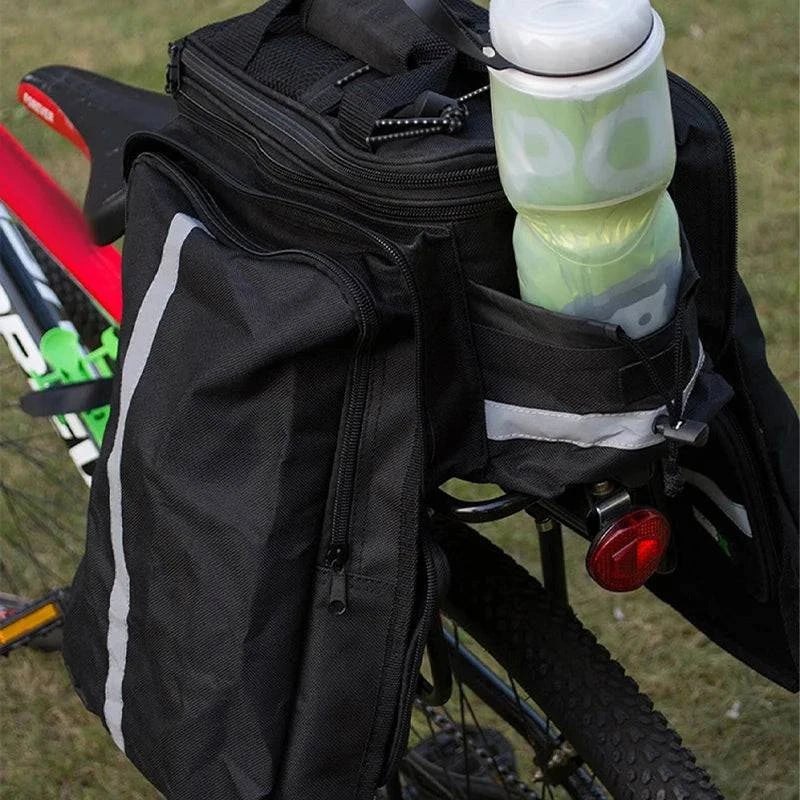 Bicycle 22L Carrier Bag Bike Rear Basket Waterproof Pannier Trunk Bags Back Rack Rear Seat Bag Cycling Luggage Shoulder Handbag-WAYBIKER
