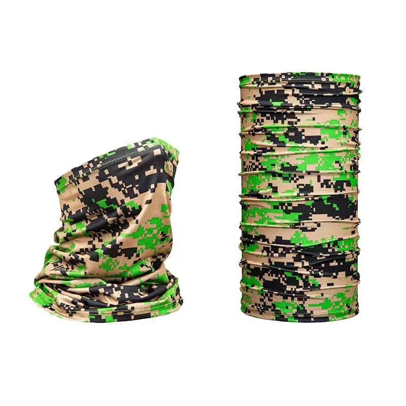 Multifunctional Outdoor Face Mask Camouflage UV Protection Bandana Scarf Neck  Fishing Hiking Cycling Head Wrap Cover-WAYBIKER
