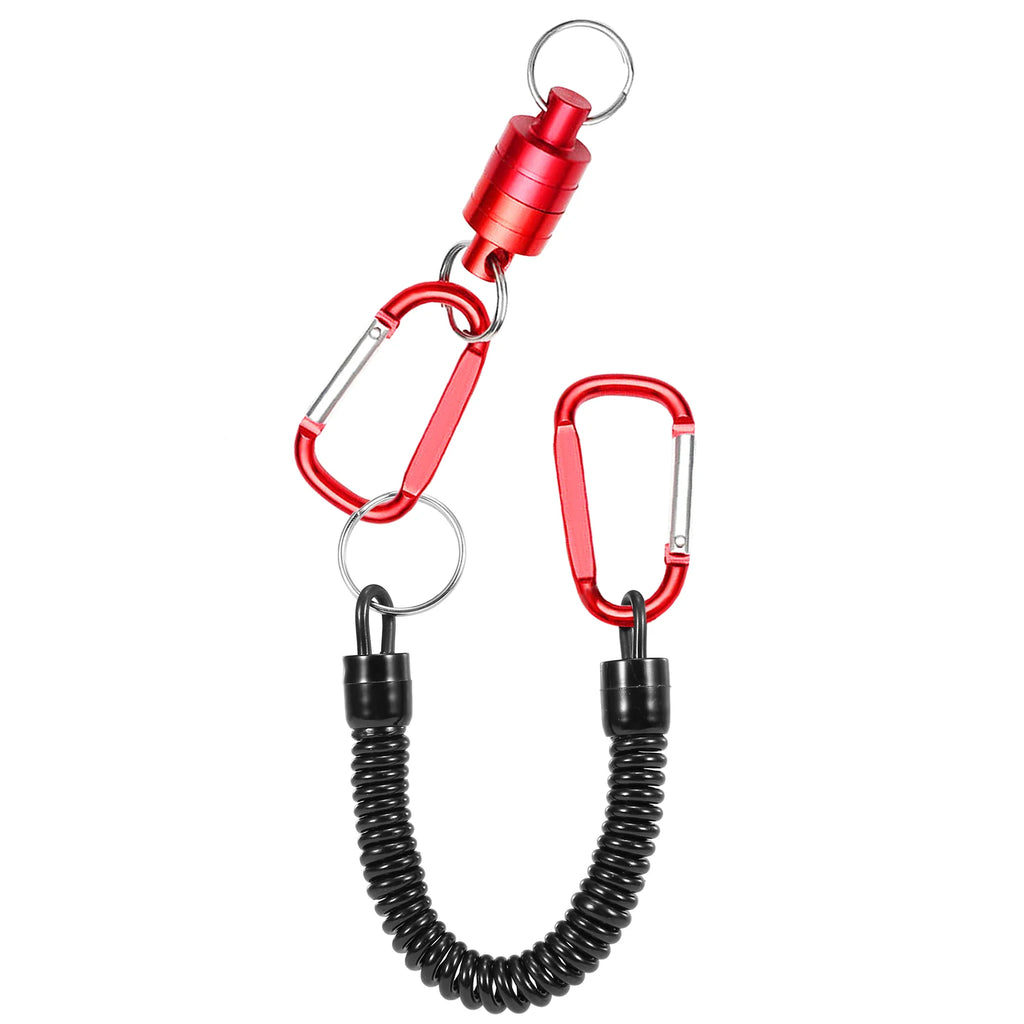 3pcs Fly Fishing Magnetic Net Release Holder Fishing Lanyard Magnetic Keeper Magnet Clip Landing Net Connector-WAYBIKER