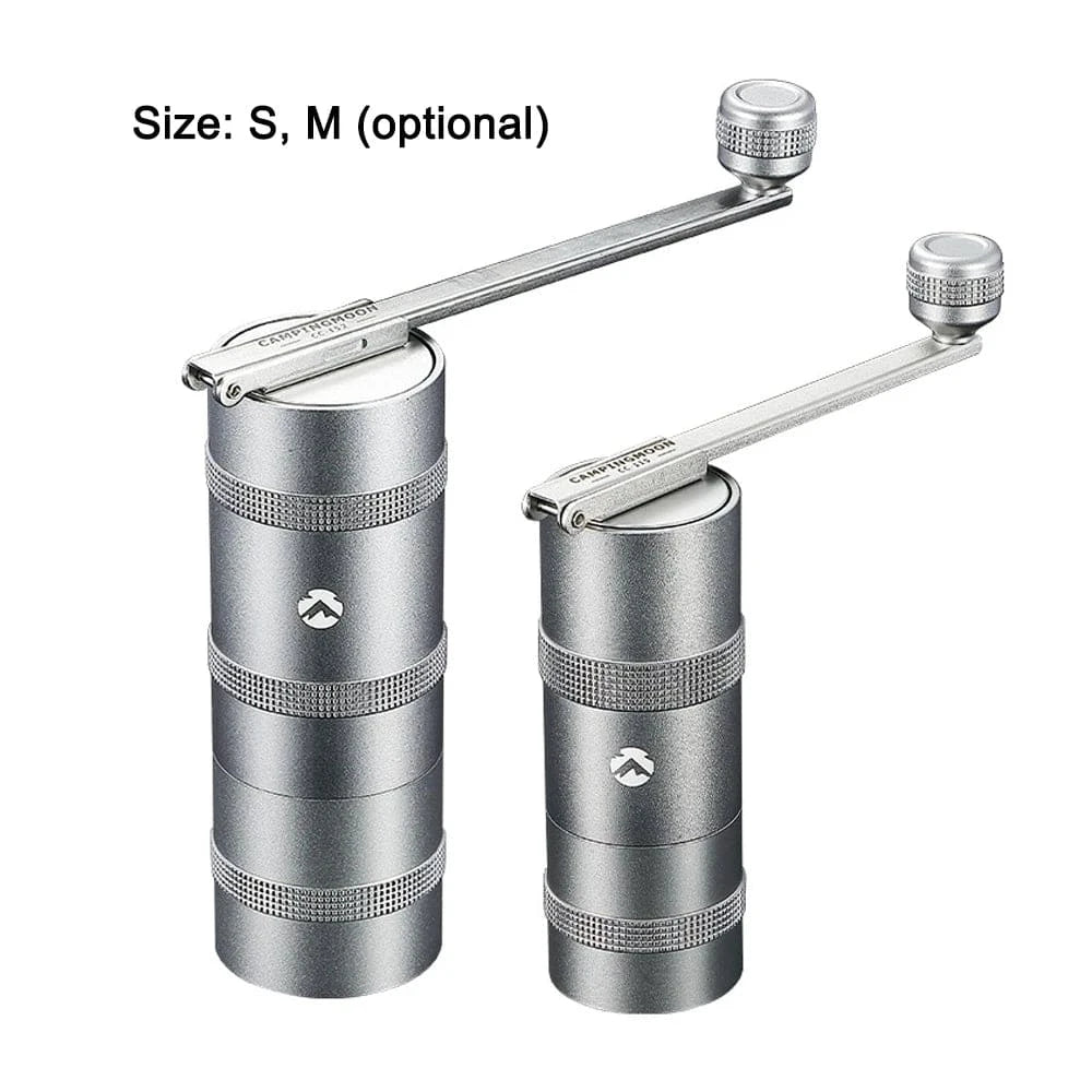 Manual Stainless Steel Grinding Core Coffee Bean Grinder Hand Coffee Grinder Folding Handle Outdoor Camping Coffee Grinder-WAYBIKER